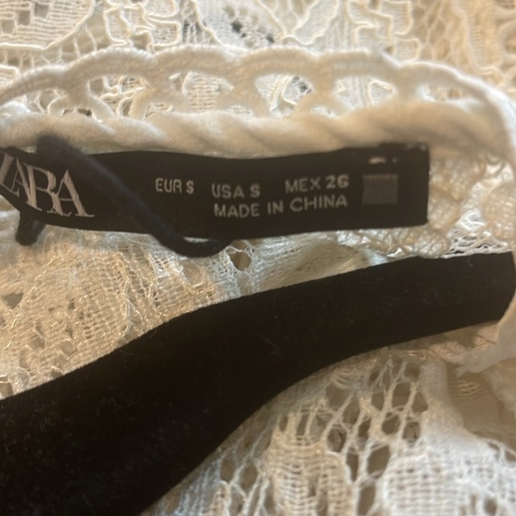 Zara White Crochet top - Picture 6 of 6